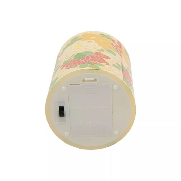 November Birth Month Battery Operated Flameless Pillar Candle 4" x 3" - Picture 5 of 7